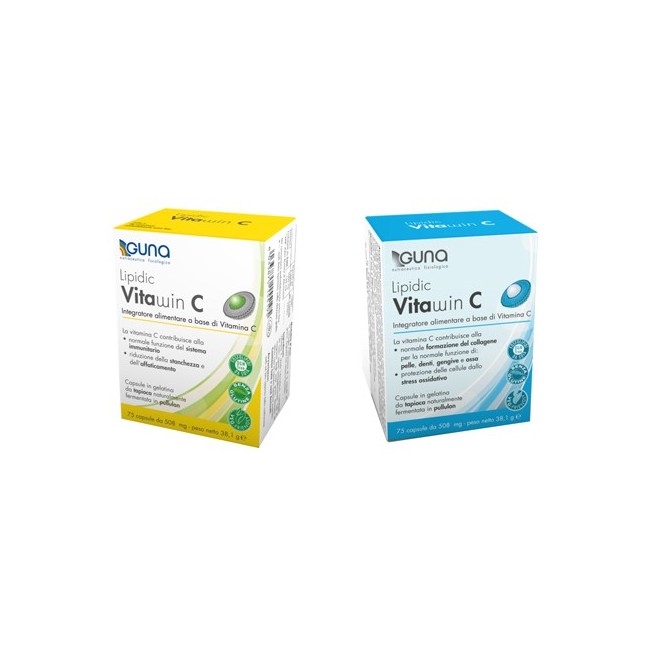 Guna Lipidic Vitawin C - Vitamina C integratore 75 Capsule Guna Lipidic Vitawin C - Vitamina C integratore 75 Capsule