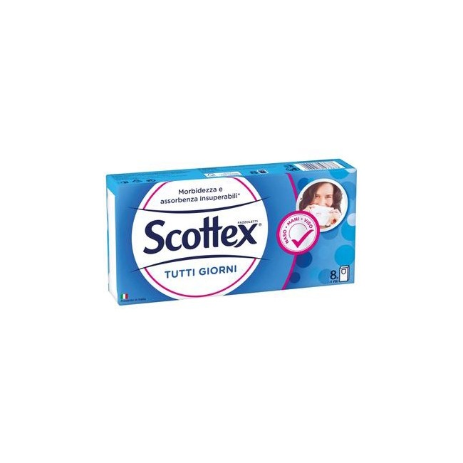 Kimberly Clark Italia Scottex Tutti Giorni fazzoletti 8 Pezzi