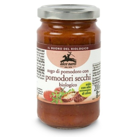 Alce Nero Salsa Con Pomodori Secchi Bio 200 G Alce Nero Salsa Con Pomodori Secchi Bio 200 G