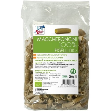Biotobio Maccheroncini Piselli 100% Bio confezione 250 gr Biotobio Maccheroncini Piselli 100% Bio confezione 250 gr
