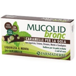 Farmaderbe Mucolid Bronc Menta Liquirizia Caramelle 70 G