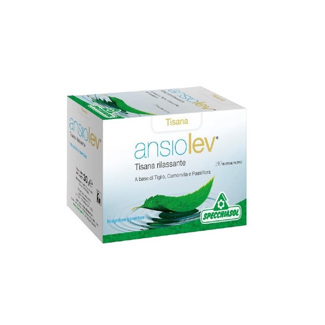 Specchiasol Ansiolev Tisana integratore 20 Filtri 30 G Specchiasol Ansiolev Tisana integratore 20 Filtri 30 G
