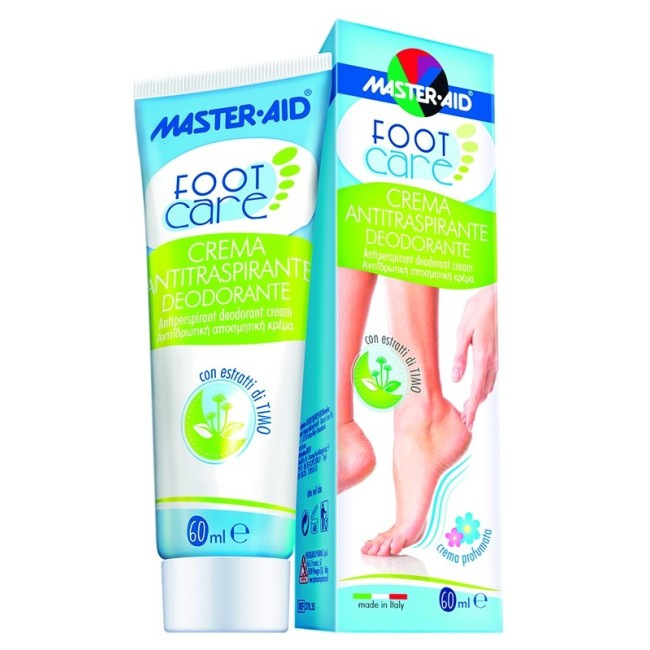 Master-aid Foot Care Crema Antitraspirante Deodorante 60 Ml Master-aid Foot Care Crema Antitraspirante Deodorante 60 Ml
