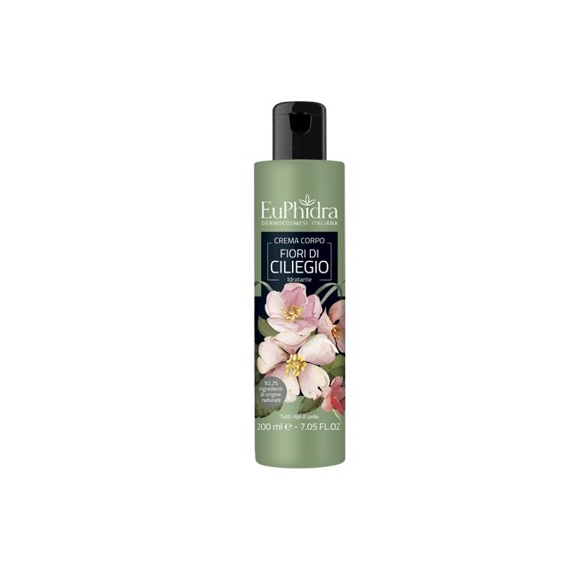 Euphidra Crema Corpo Idratante Ciliegio In Flacone 200 ml Euphidra Crema Corpo Idratante Ciliegio In Flacone 200 ml