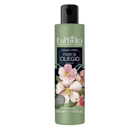 Euphidra Crema Corpo Idratante Ciliegio In Flacone 200 ml Euphidra Crema Corpo Idratante Ciliegio In Flacone 200 ml