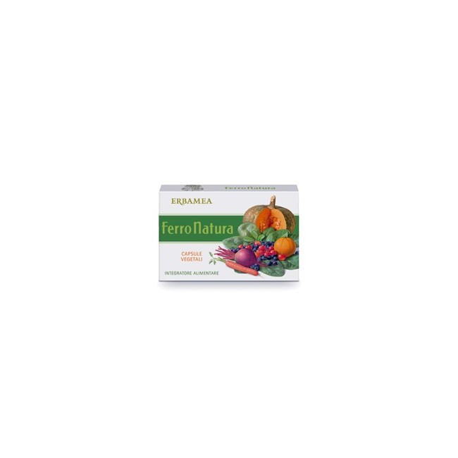 Erbamea Ferronatura integratore 24 Capsule 530 Mg Erbamea Ferronatura integratore 24 Capsule 530 Mg