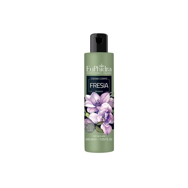 Euphidra Crema Corpo Idratante Fresia in flacone 200ml Euphidra Crema Corpo Idratante Fresia in flacone 200ml