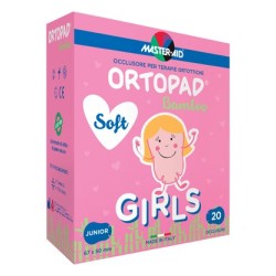 Ortopad Soft Girls Junior Cerotto Oculare Ortottico 20 Pezzi