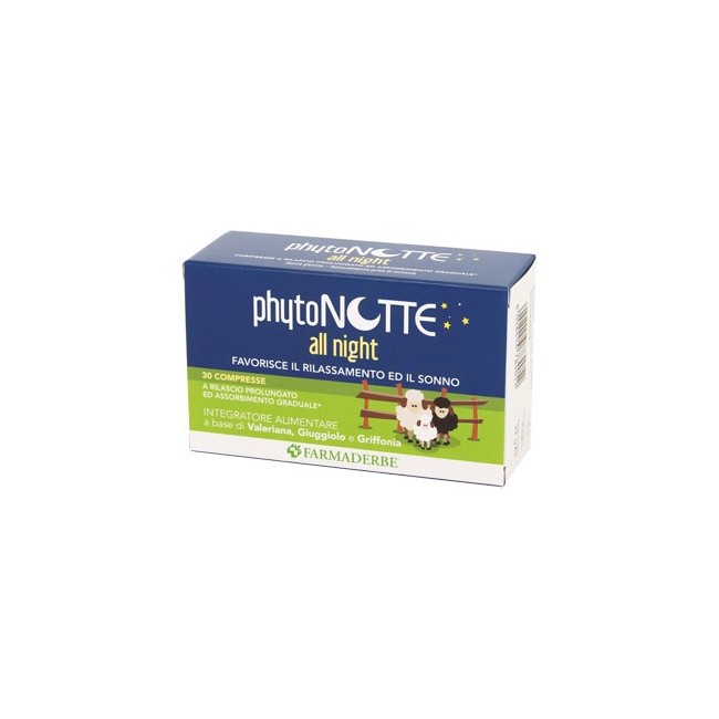 Farmaderbe Phytonotte All Night integratore 30 Compresse Farmaderbe Phytonotte All Night integratore 30 Compresse