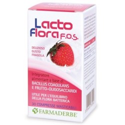 Farmaderbe Lacto Flora Fos 30 Compresse Masticabili 48 G