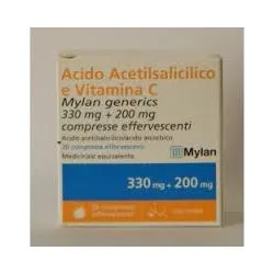 Acido Acetil Salicilico E Vitamina C Mylan *20 Compresse Eff