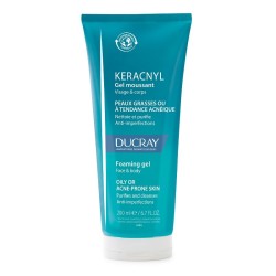 Ducray Keracnyl Gel Detergente per pelle grassa 200 Ml
