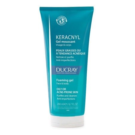Ducray Keracnyl Gel Detergente per pelle grassa 200 Ml