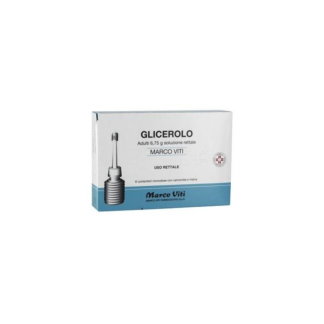 Glicerolo Marco Viti*adulti 6 Contenitori Monodose 6,75 G Glicerolo Marco Viti*adulti 6 Contenitori Monodose 6,75 G