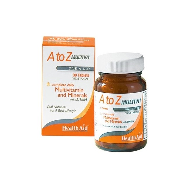 Healthaid Italia Multivit A/z integratore 30 Tavolette Healthaid Italia Multivit A/z integratore 30 Tavolette