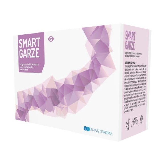 Smartfarma Smart Garze Sterili Monouso per le palpebre 28 Pezzi