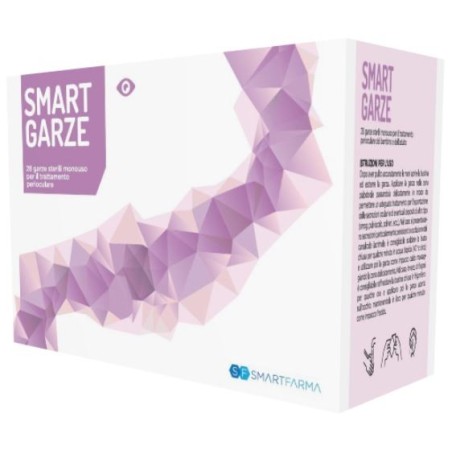 Smartfarma Smart Garze Sterili Monouso per le palpebre 28 Pezzi