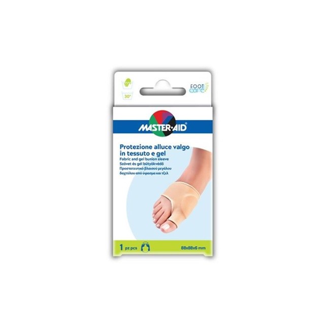 Master-aid Protezione In Gel E Tessuto Per Alluce Valgo 1 Pezzo Master-aid Protezione In Gel E Tessuto Per Alluce Valgo 1 Pezzo
