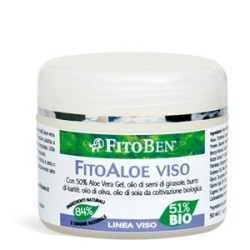 Fitoben Fitoaloe viso e collo idratante e lenitivo 50 Ml