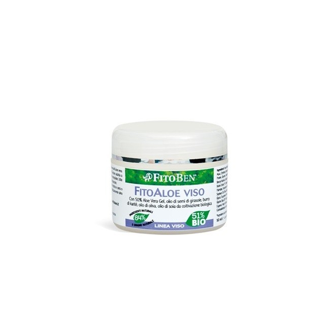 Fitoben Fitoaloe viso e collo idratante e lenitivo 50 Ml