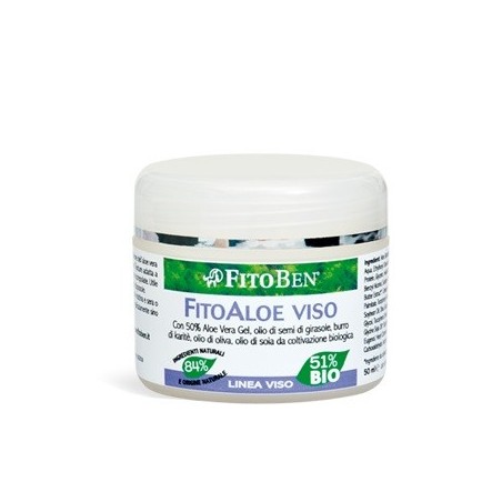 Fitoben Fitoaloe viso e collo idratante e lenitivo 50 Ml