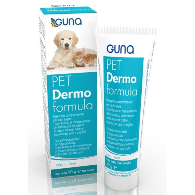 Guna Pet Dermoformula Mangime Complementare Cani e Gatti 50 G Guna Pet Dermoformula Mangime Complementare Cani e Gatti 50 G