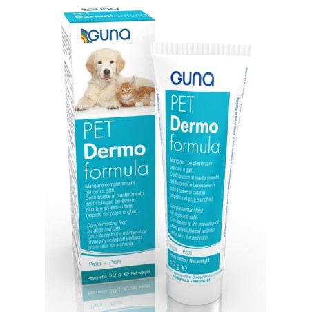 Guna Pet Dermoformula Mangime Complementare Cani e Gatti 50 G Guna Pet Dermoformula Mangime Complementare Cani e Gatti 50 G
