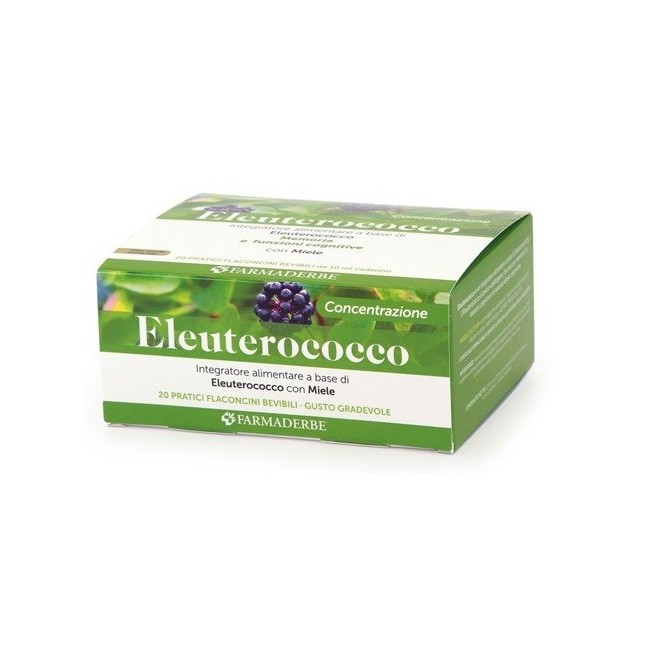 Farmaderbe Eleuterococco 20 Flaconcini integratore energetic Farmaderbe Eleuterococco 20 Flaconcini integratore energetic