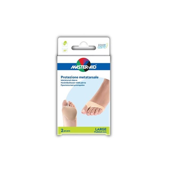 Master-aid Protezione Metatarso In Tessuto Elastico E Gel L 1 Paio Master-aid Protezione Metatarso In Tessuto Elastico E Gel L 1 Paio
