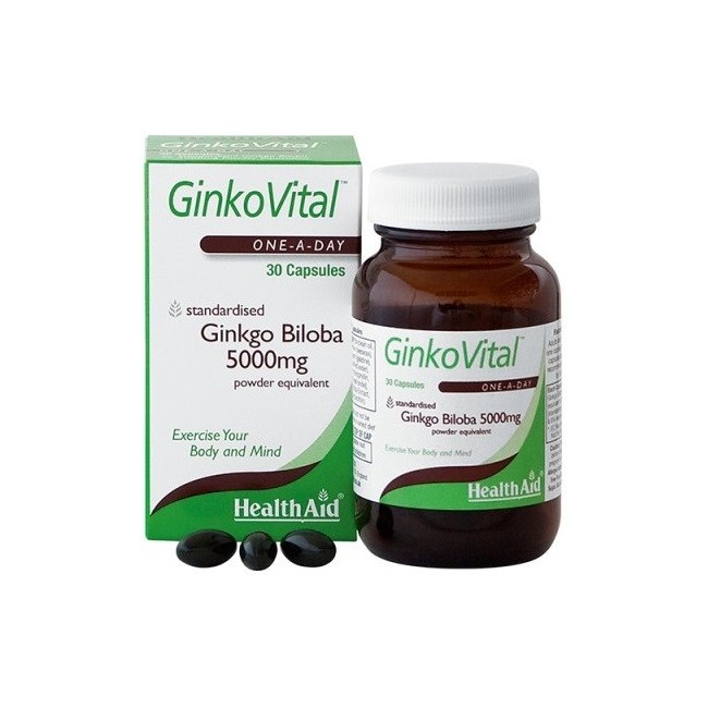 Healthaid Italia Ginkovital integratore 30 Capsule Molli Healthaid Italia Ginkovital integratore 30 Capsule Molli