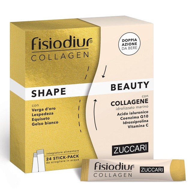 Zuccari Fisiodiur Collagen integratore 24 Stickpack Da 5 G Zuccari Fisiodiur Collagen integratore 24 Stickpack Da 5 G