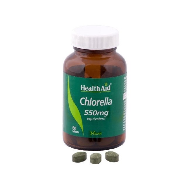 Healthaid Italia Clorella Vulgaris integratore 60 Compres Healthaid Italia Clorella Vulgaris integratore 60 Compres