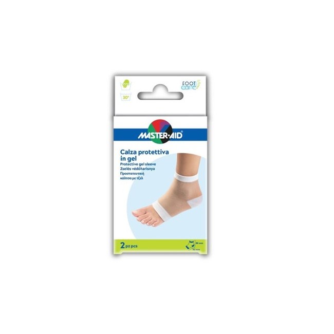 Master-aid Calza Con Protezione Idratante In Gel 2 Pezzi Master-aid Calza Con Protezione Idratante In Gel 2 Pezzi