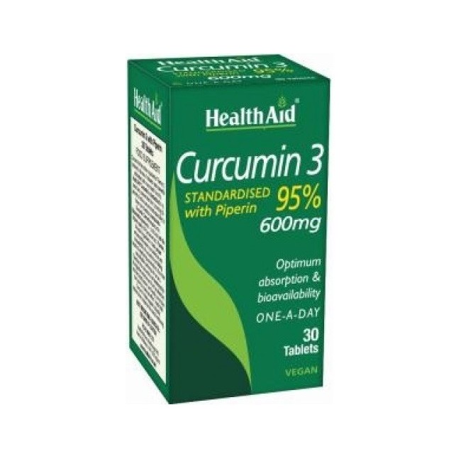 Healthaid Italia Curcumin 3 integratore 30 Compresse Healthaid Italia Curcumin 3 integratore 30 Compresse