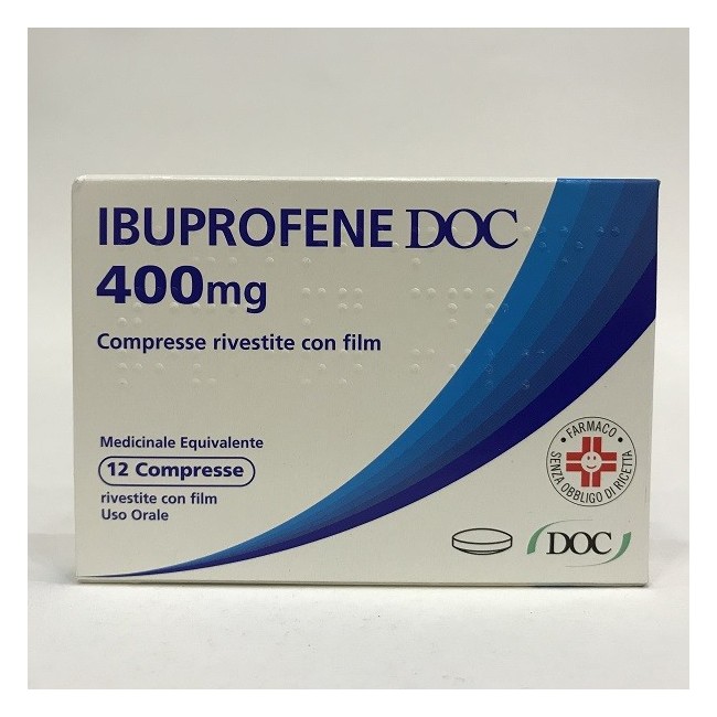 Doc Generici Ibuprofene Doc 12 Compresse Rivestite 400mg