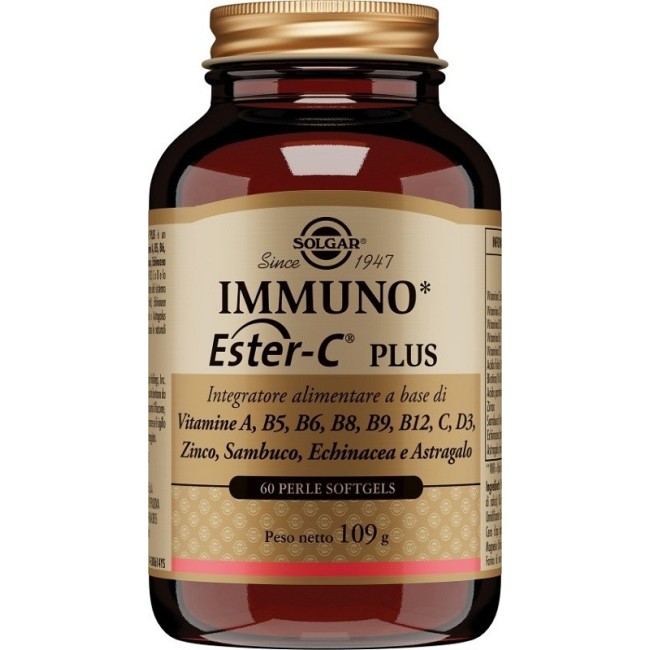 Solgar Immuno Ester-c Plus integratore 60 Perle di vitamina c Solgar Immuno Ester-c Plus integratore 60 Perle di vitamina c