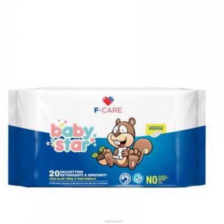 Babystar salviettine bebe' pocket 20 pezzi Babystar salviettine bebe' pocket 20 pezzi