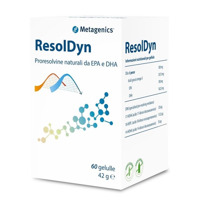 Metagenics Resoldyn 60 gellule di acidi grassi Metagenics Resoldyn 60 gellule di acidi grassi