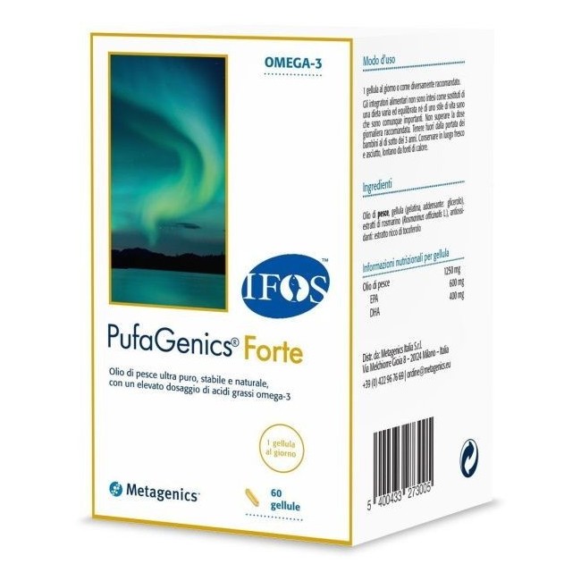 Metagenics Pufagenics forte integratore 60 capsule Metagenics Pufagenics forte integratore 60 capsule