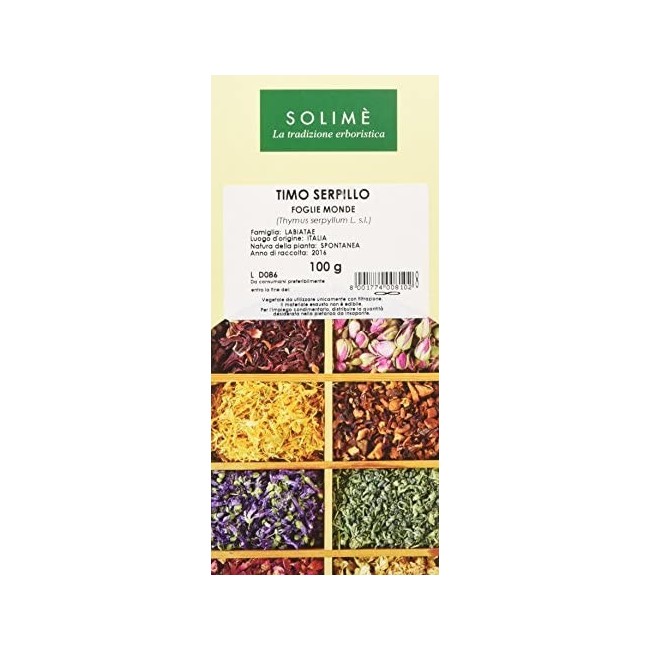 Solime' Timo Serpillo foglie Monde 100g per decotti e infusi