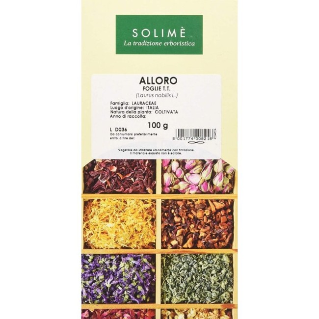 Solime' Alloro Foglie taglio tisana 100g Solime' Alloro Foglie taglio tisana 100g