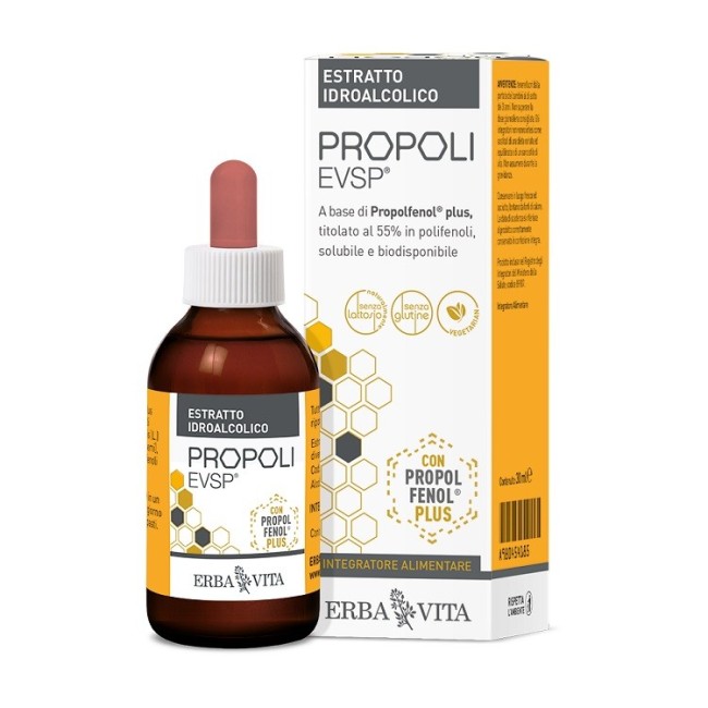 Erba Vita Group Propoli Evsp Estratto Idroalcolico 30 Ml Erba Vita Group Propoli Evsp Estratto Idroalcolico 30 Ml