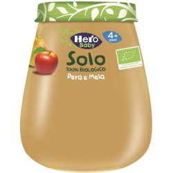 Fater Hero Solo Omogeneizzato Pera Mela 100% Bio 120 G