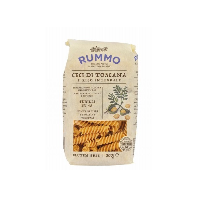 Rummo Fusilli N 48 Ceci Di Toscana E Riso Integrale 300 G Rummo Fusilli N 48 Ceci Di Toscana E Riso Integrale 300 G