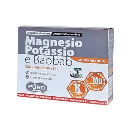 Uragme Puro Magnesio Potassio E Baobab 20 Bustine 4 G Uragme Puro Magnesio Potassio E Baobab 20 Bustine 4 G