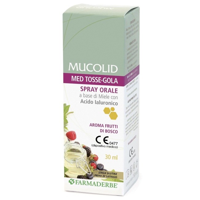 Farmaderbe Mucolid Med Tosse Gola Spray Orale 30 Ml Farmaderbe Mucolid Med Tosse Gola Spray Orale 30 Ml