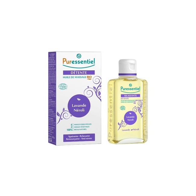 Puressentiel Olio Massaggio Bio Rilassante 100 ml