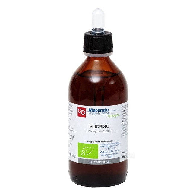 Fitomedical Elicriso Tintura Madre Bio gocce 200 Ml Fitomedical Elicriso Tintura Madre Bio gocce 200 Ml