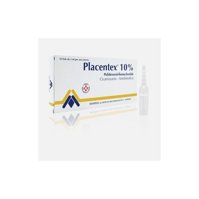 Placentex Soluzione Cutanea 10 Flaconcini 3ml