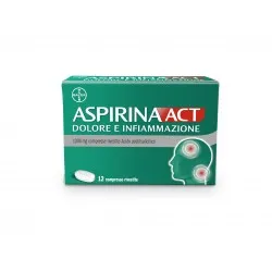 Aspirinaact dolore e infiammazione 12 compresse 1 grammo